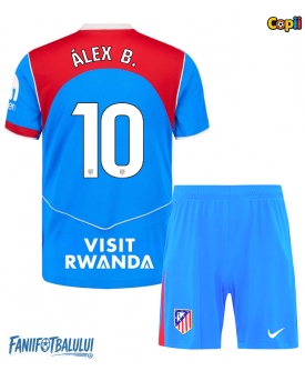 Atletico Madrid Alex Baena #10 Echipament de Fotbal Replică 2025-26 Copii Treilea (+ Șorturi)